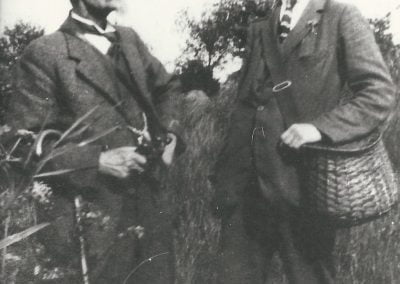 A young Ted Ellis with Arthur Patterson