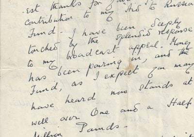 Letter from Downing St.