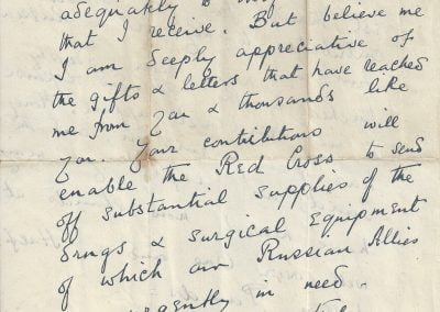 Letter from Downing St.