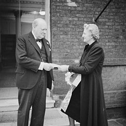 Winston Churchill during the Second World War in the United Kingdom